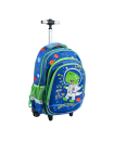 16 Inch Trolley Bag 3 Pcs Set - Dinostronaut